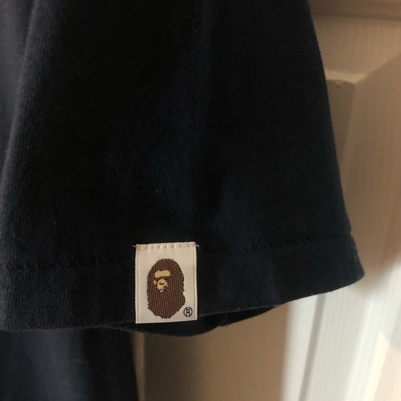 Bape Black Size Medium A Bathing Ape Mens Shirt - Picture 5 of 6